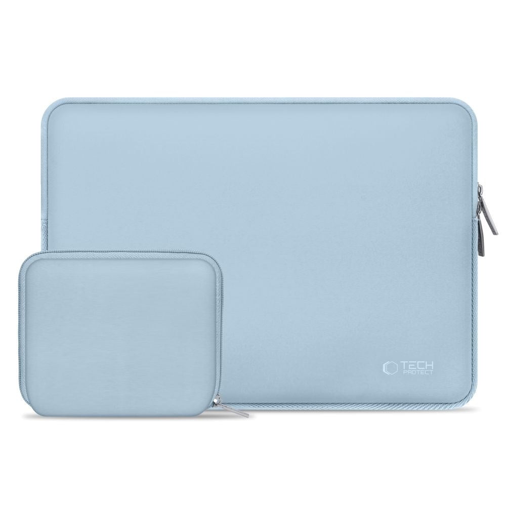 Tech-Protect Neoslim MacBook/Laptop 15-16" Sleeve m. Liten Väska - Blå