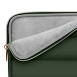 Tech-Protect Puffy MacBook / Laptop 13-14" Sleeve m. Liten Väska - Grön