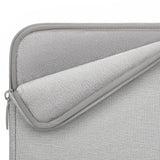 Tech-Protect Sleevy MacBook/Laptop 13-14" Sleeve m. Ficka - Grå