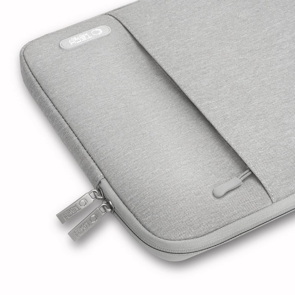 Tech-Protect Sleevy MacBook/Laptop 13-14" Sleeve m. Ficka - Grå