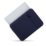 Tech-Protect Sleevy MacBook/Laptop 13-14" Sleeve m. Ficka - Blå