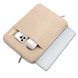 Tech-Protect Sleevy MacBook/Laptop 13-14" Sleeve m. Ficka - Beige