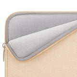 Tech-Protect Sleevy MacBook/Laptop 15-16" Sleeve m. Ficka - Beige