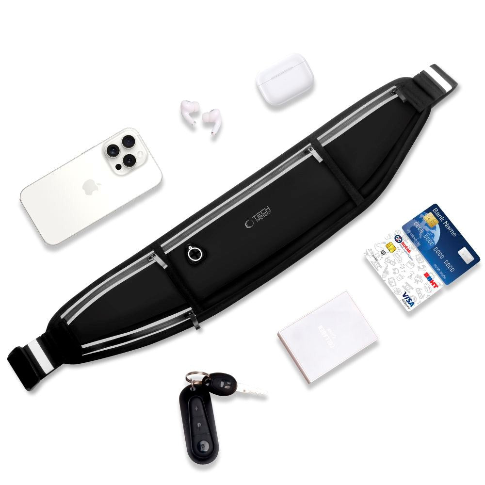 Tech-Protect Universellt Löparbälte - Svart