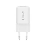 Tech-Protect 33W Väggladdare m. 1x USB-A & 1x USB-C - Vit