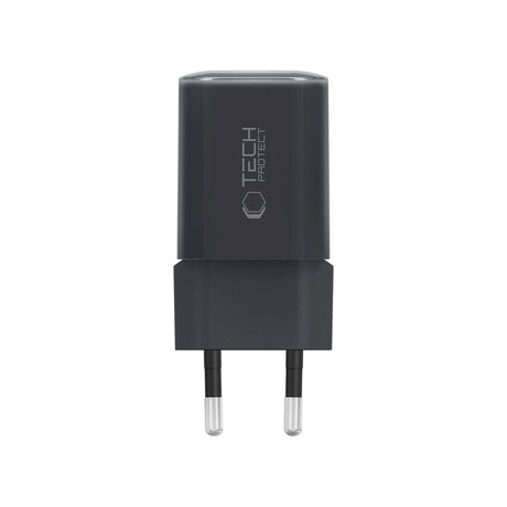 Tech-Protect 33W Väggladdare m. 1x USB-A & 1x USB-C - Svart