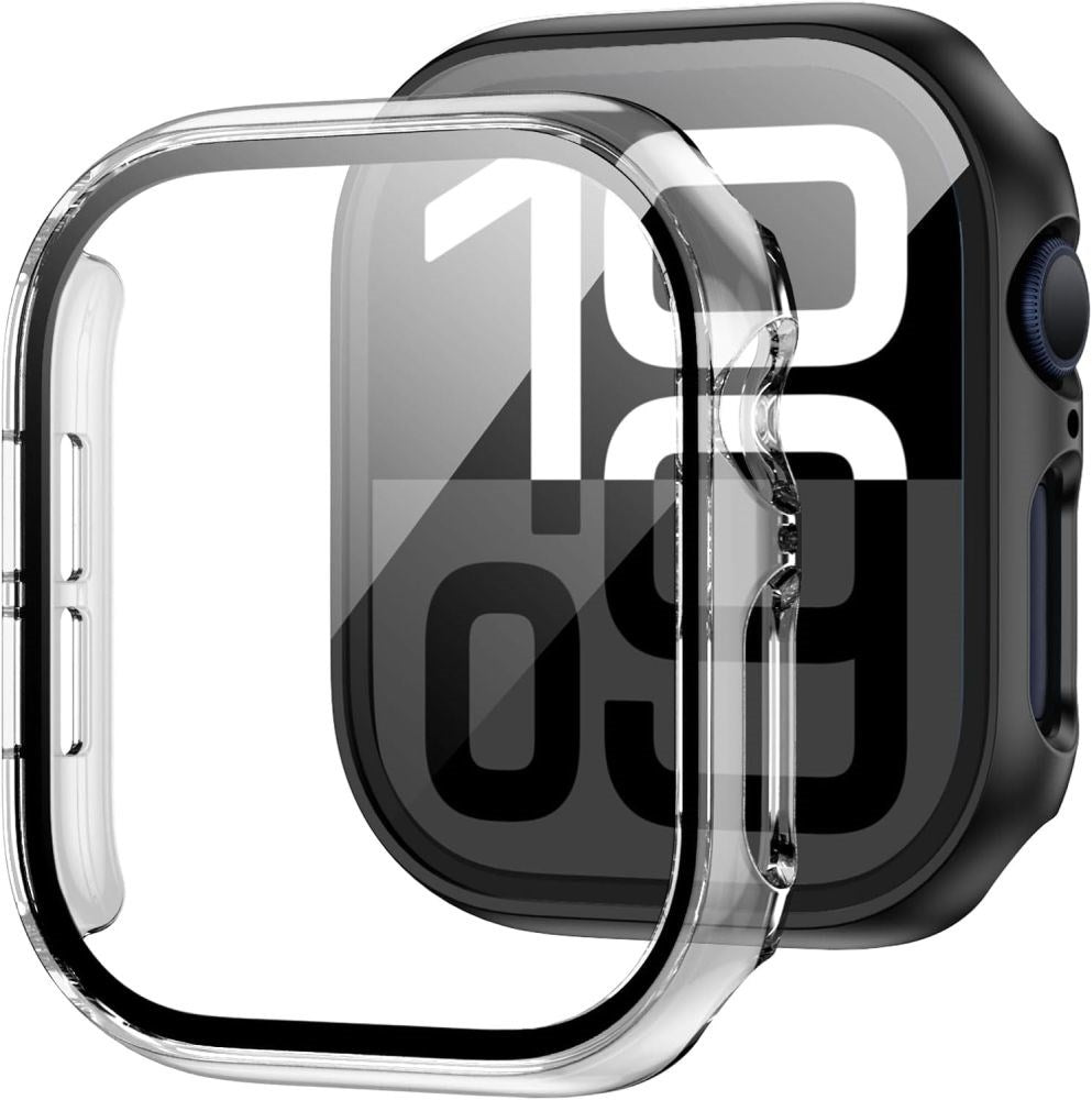 Apple Watch 10 Tech-Protect DEFENSE360 Skal med Skärmskydd - 42mm- Genomskinlig