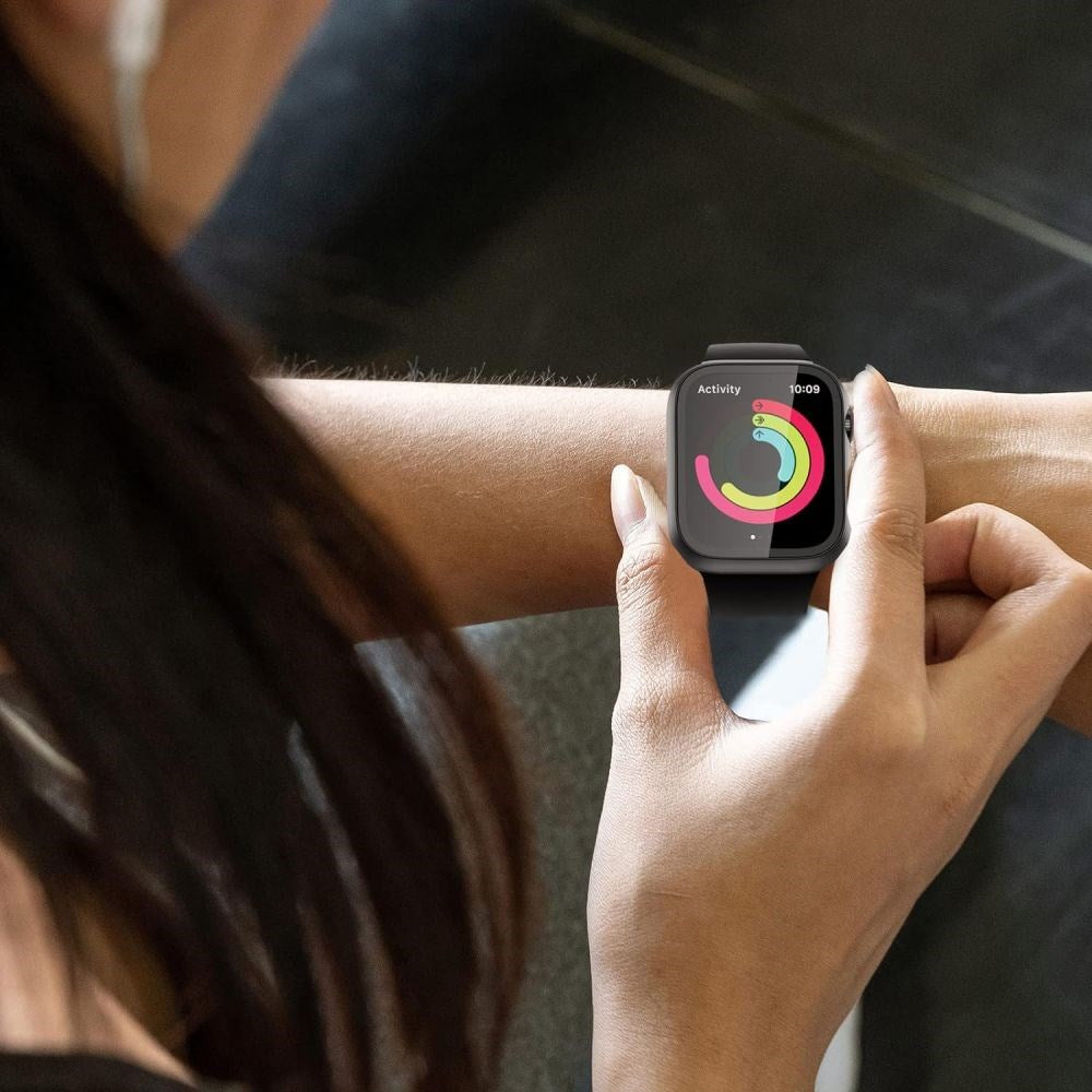 Apple Watch 10 Tech-Protect DEFENSE360 Skal med Skärmskydd - 42mm- Genomskinlig