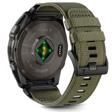 Universal Garmin 26mm QuickFit Classic Nylon Rem - Mörkgrön