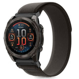 Universal Garmin 26 mm QuickFit Tech-Protect Nylonrem - Svart / Orange