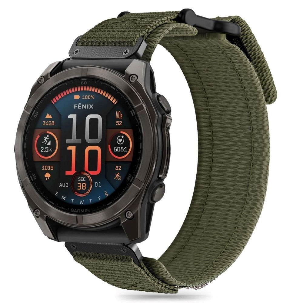 Universal Garmin 22mm QuickFit Tech-Protect Scout Pro Tygrem - Grön