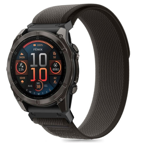 Universal Garmin 22mm QuickFit Tech-Protect Nylonrem - Svart / Orange