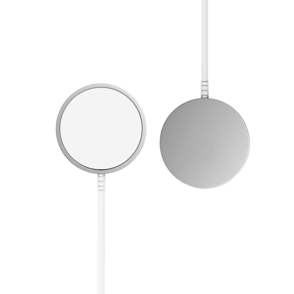 Tech-Protect Qi15W-A44 Magnetisk Magsafe Trådlös Laddare - Vit