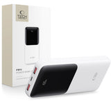 Tech-Protect Powerbank 10000mAh – Snabbladdning med 22.5W - Vit