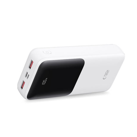 Tech-Protect Powerbank 20000mAh – Snabbladdning med 22.5W - Vit