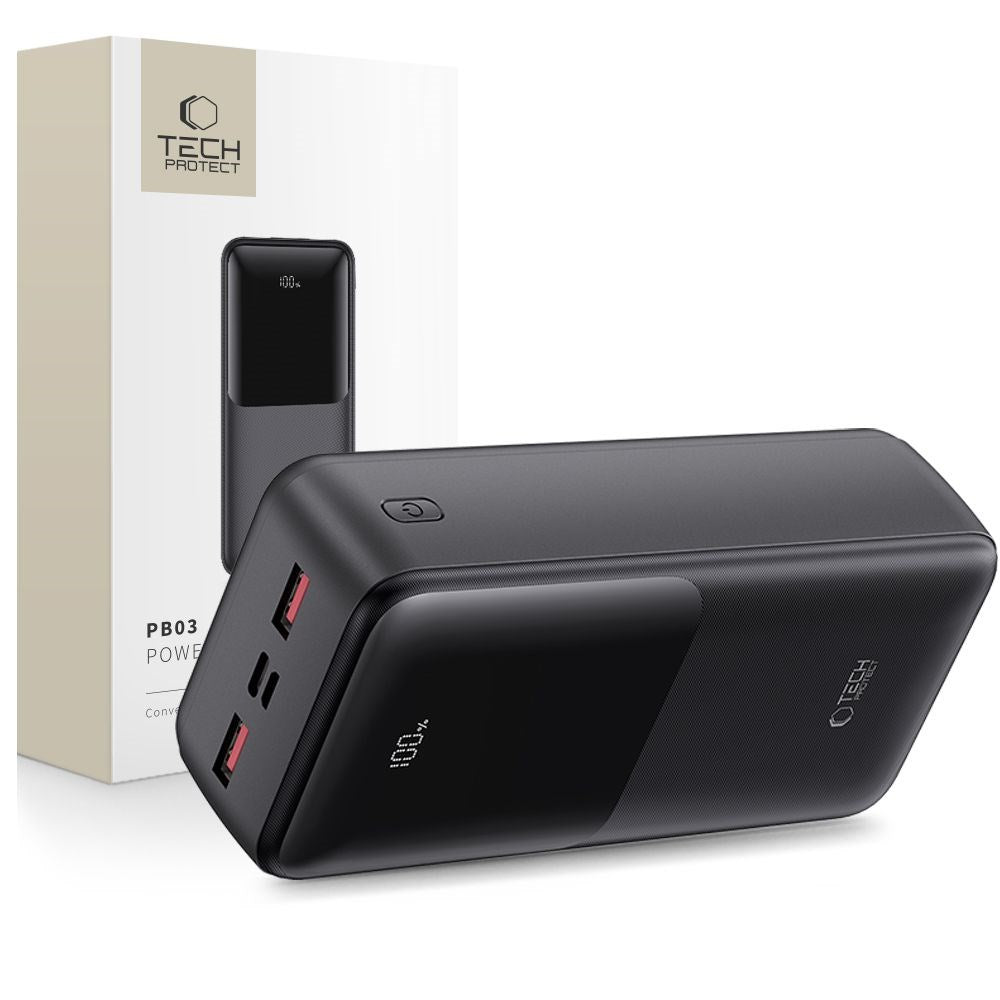 Tech-Protect Powerbank 10000mAh – Snabbladdning med 22.5W