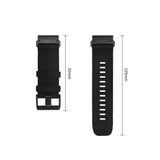 Universal Garmin 22mm QuickFit Tech-Protect Classic Nylon Armband - Svart