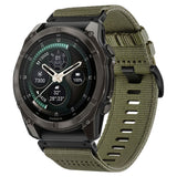 Universal Garmin 22mm QuickFit Tech-Protect Classic Nylon Armband - Grön
