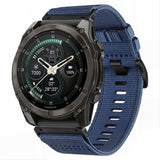 Universal Garmin 22mm QuickFit Tech-Protect Classic Nylon Armband - Blå