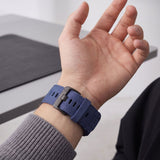 Universal Garmin 22mm QuickFit Tech-Protect Classic Nylon Armband - Blå
