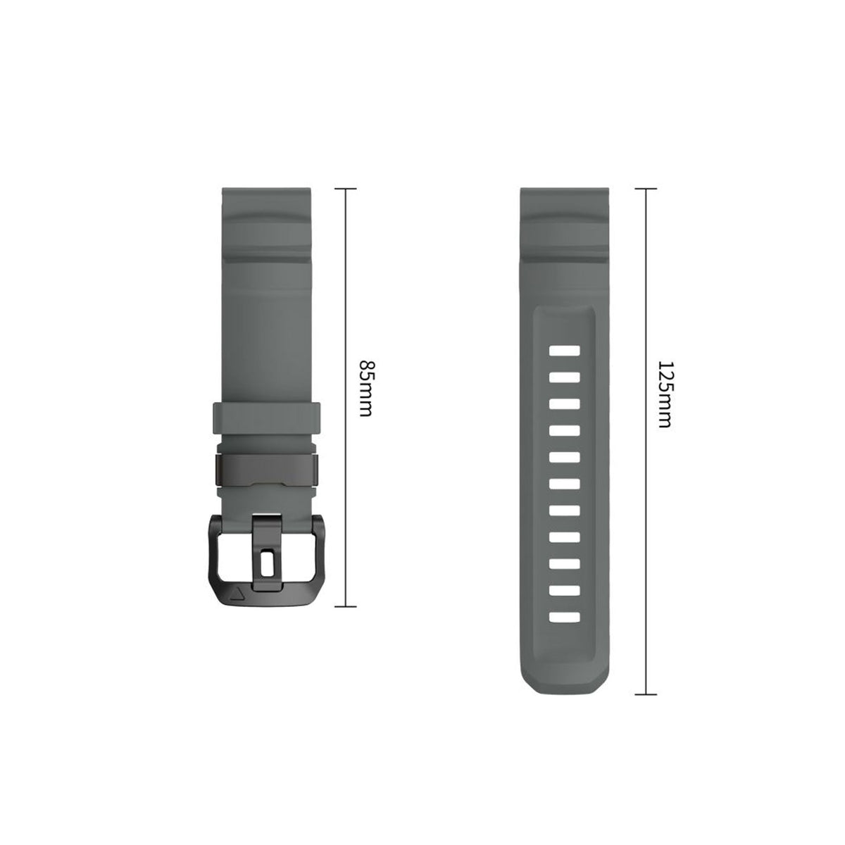 Universal Garmin 22mm QuickFit Tech-Protect Motion Klockarmband - Grå