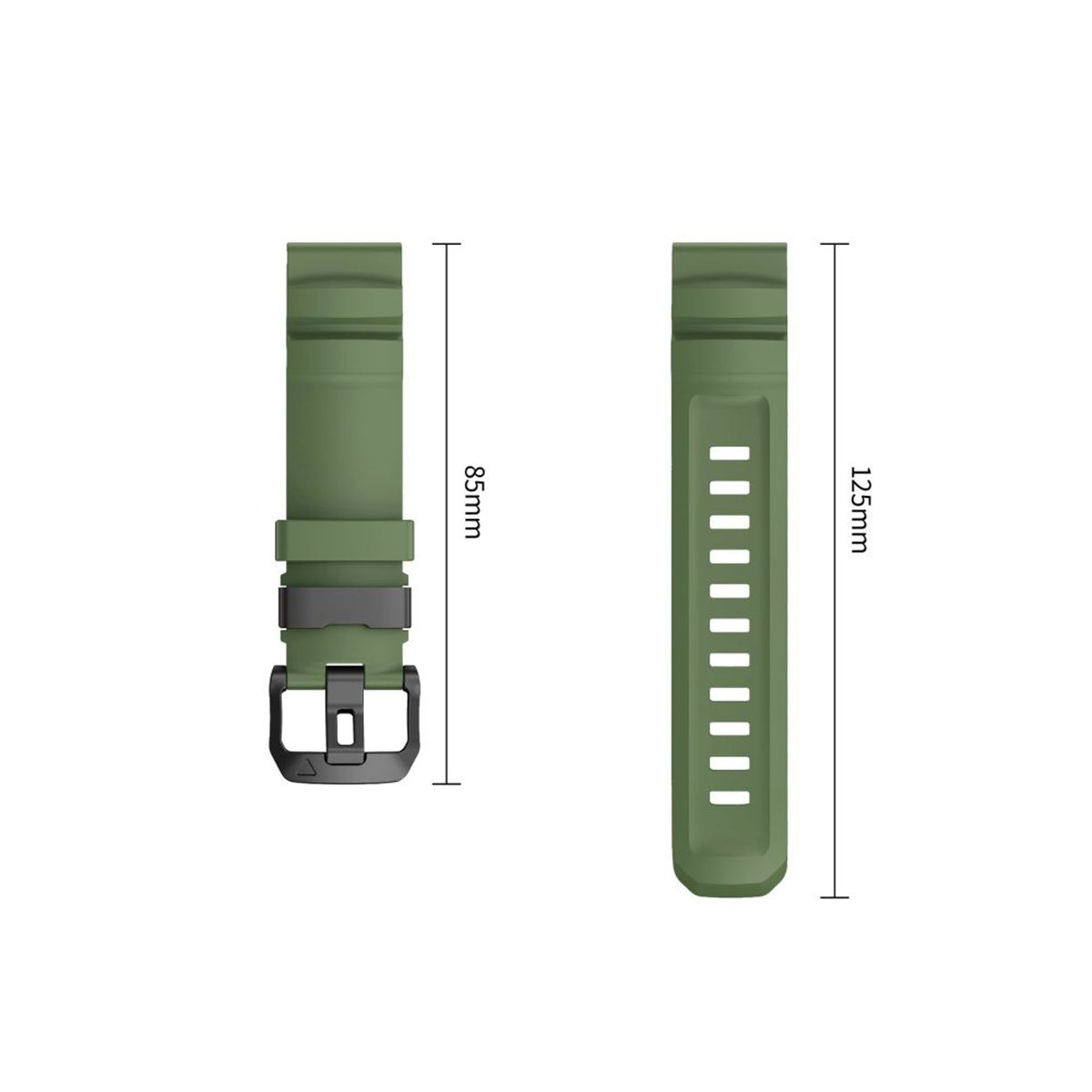 Universal Garmin 26mm QuickFit Tech-Protect Motion Klockarmband - Grön