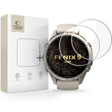 Garmin Fenix 9 Pro (43mm) Tech-Protect Glass Fit+ Skärmskyddsglas - 2 st - Transparent