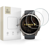 Garmin Fenix 9 Pro (51mm) Tech-Protect Glass Fit+ Skärmskyddsglas - 2 st - Transparent