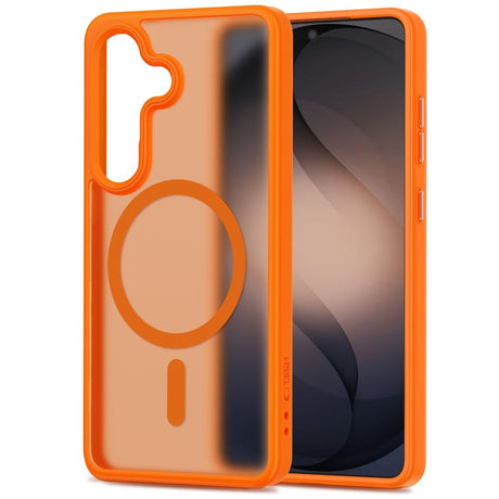 Samsung Galaxy S26 Tech-Protect MagMat Skal - MagSafe Kompatibel - Matt Orange