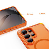 Samsung Galaxy S26 Ultra Tech-Protect MagMat Skal - MagSafe Kompatibel - Matt Orange