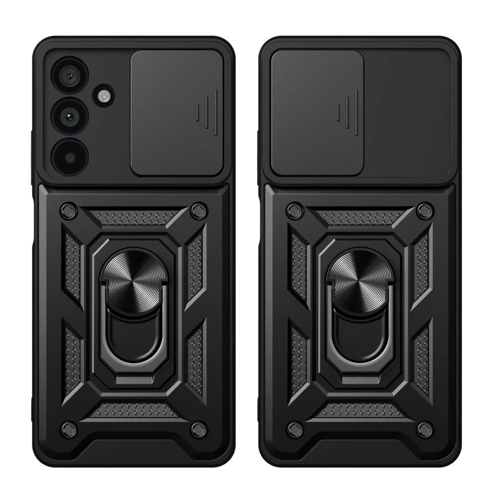 Samsung Galaxy A37 Tech-Protect Camshield Skal med Magnetisk Ring & Stativfunktion - Svart