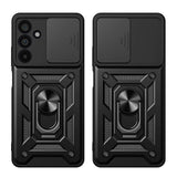 Samsung Galaxy A37 Tech-Protect Camshield Skal med Magnetisk Ring & Stativfunktion - Svart