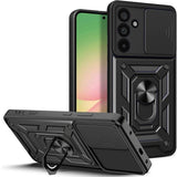 Samsung Galaxy A37 Tech-Protect Camshield Skal med Magnetisk Ring & Stativfunktion - Svart