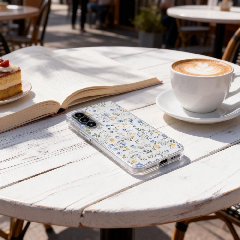Samsung Galaxy A37 Tech-Protect FlexAir Flexibelt Plast Skal - Blomma
