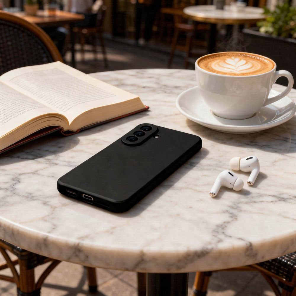 Samsung Galaxy A37 Tech-Protect Icon Silikon Skal - Svart