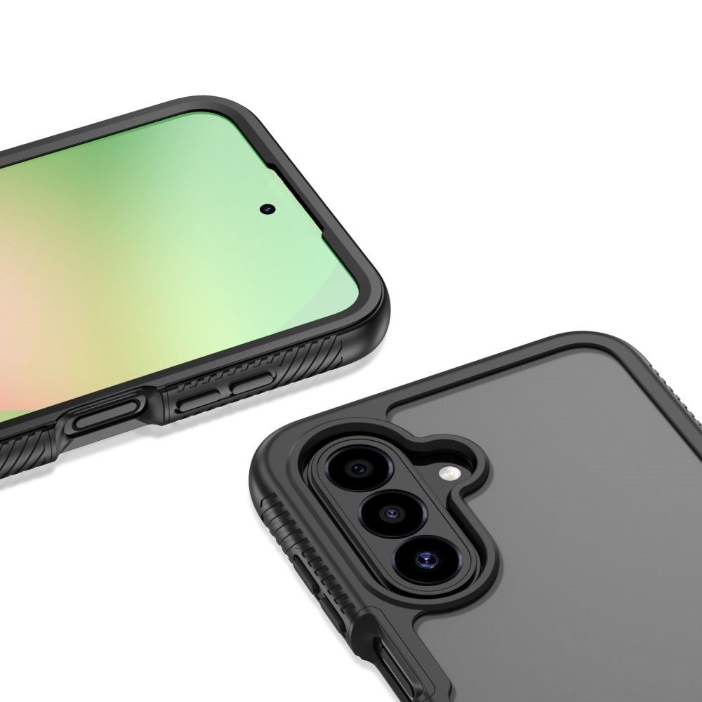 Samsung Galaxy A27 / A37 / A36 / A56 Tech-Protect Defense Skal med Skärmskydd - Mattsvart