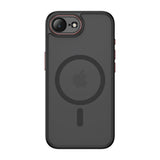 iPhone 17e / 16e Tech-Protect MagCam Skal - MagSafe Kompatibel - Genomskinlig / Matt Svart