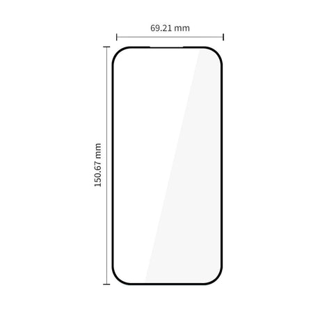 Google Pixel 10a / 9a Tech-Protect Glass Fit+ Härdat Skärmskyddsglas - 2 st - Genomskinlig / Svart Kant