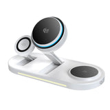 Tech-Protect A51 ARCTICBOOST 3-i-1 Trådlös Laddare 25W - MagSafe / Qi2 Kompatibel - Vit