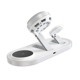 Tech-Protect A51 ARCTICBOOST 3-i-1 Trådlös Laddare 25W - MagSafe / Qi2 Kompatibel - Vit