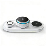 Tech-Protect A51 ARCTICBOOST 3-i-1 Trådlös Laddare 25W - MagSafe / Qi2 Kompatibel - Vit