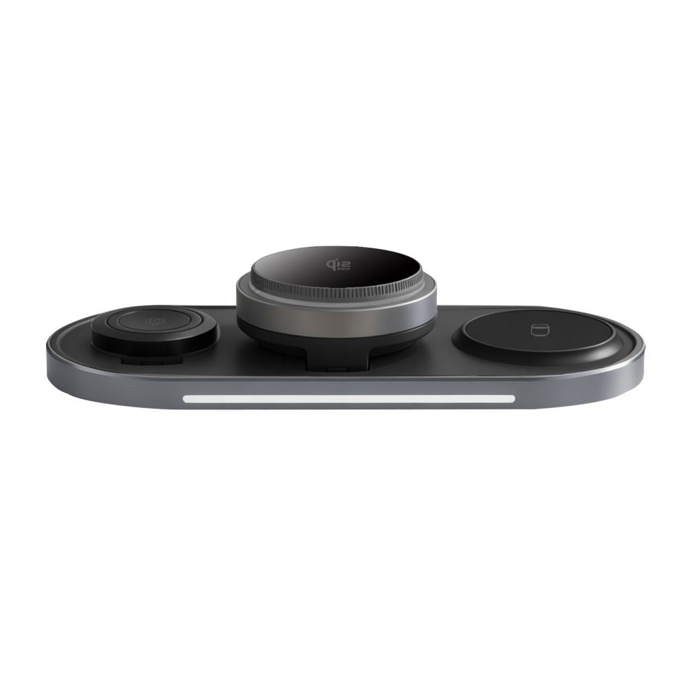 Tech-Protect A51 ARCTICBOOST 3-i-1 Trådlös Laddare 25W - MagSafe / Qi2 Kompatibel - Svart