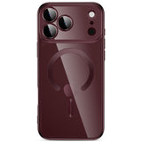 iPhone 18 Pro Max / 17 Pro Max Tech-Protect MagFlex Skal - MagSafe Kompatibel - Burgundy / Transparent
