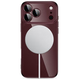 iPhone 18 Pro Max / 17 Pro Max Tech-Protect MagFlex Skal - MagSafe Kompatibel - Burgundy / Transparent