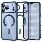 iPhone 18 Pro / 17 Pro Tech-Protect MagFlex Skal - MagSafe Kompatibel - Blå / Transparent
