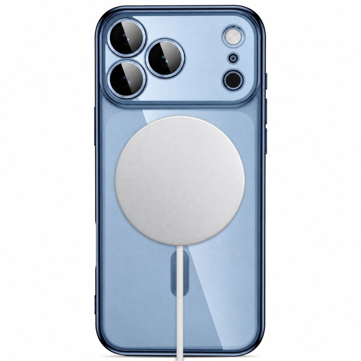 iPhone 18 Pro / 17 Pro Tech-Protect MagFlex Skal - MagSafe Kompatibel - Blå / Transparent