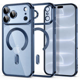 iPhone 18 Pro Max / 17 Pro Max Tech-Protect MagFlex Skal - MagSafe Kompatibel - Blå / Transparent