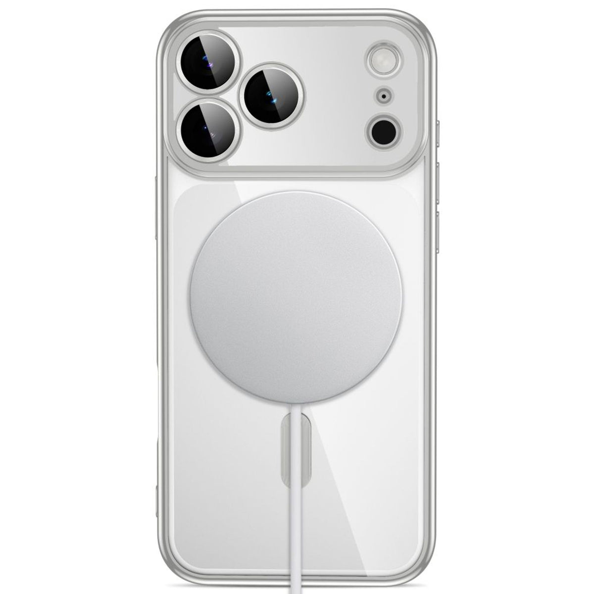 iPhone 18 Pro / 17 Pro Tech-Protect MagFlex Skal - MagSafe Kompatibel - Silver / Transparent