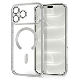 iPhone 18 Pro Max / 17 Pro Max Tech-Protect MagFlex Skal - MagSafe Kompatibel - Silver / Transparent