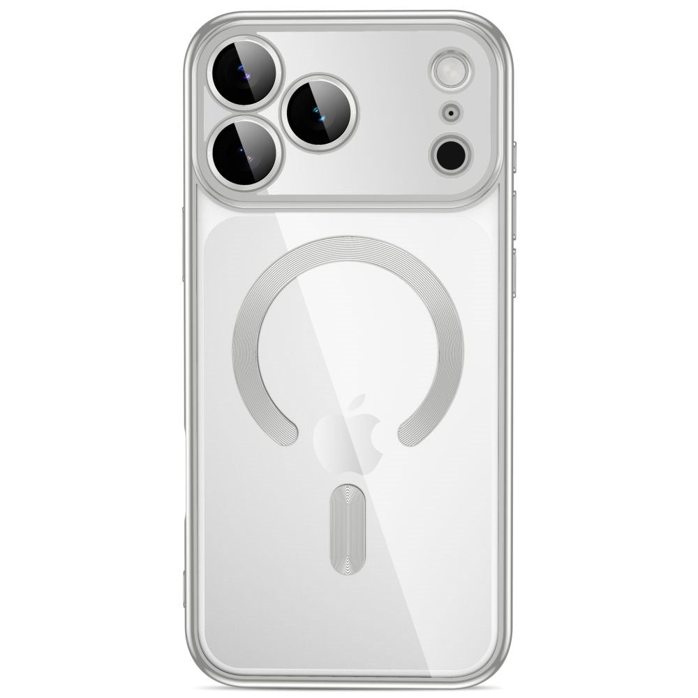 iPhone 18 Pro Max / 17 Pro Max Tech-Protect MagFlex Skal - MagSafe Kompatibel - Silver / Transparent